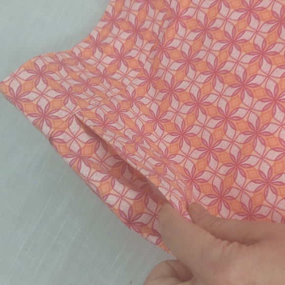 Talbots skirt with pockets, bright pattern, women size 8 - Picture 5 of 11